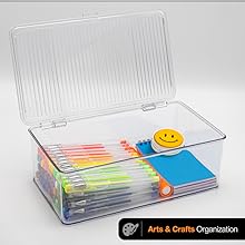 Organizer Bins- MultiPurpose & Versatile Stackable Cabinet Organizers Cosmetics, Laundry, Office Supplies