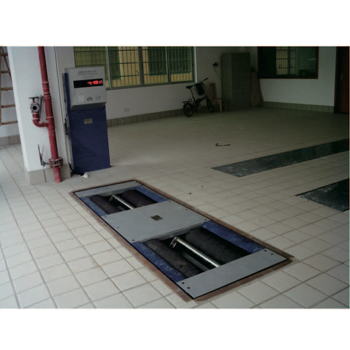 Cartesykj Vehicle Inspection Equipment Roller Brake Tester 4T Roller Brake Opposite Force Tester With Axle Load Brake Testing