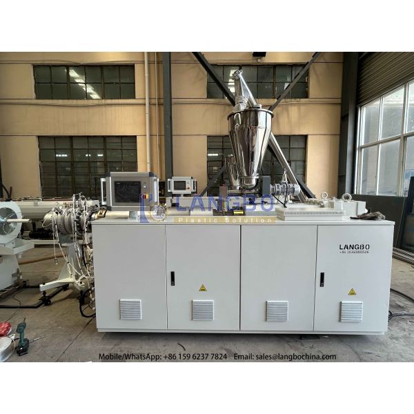 PVC Plastic Single Double Wall Corrugated Pipe Extrusion Production Line