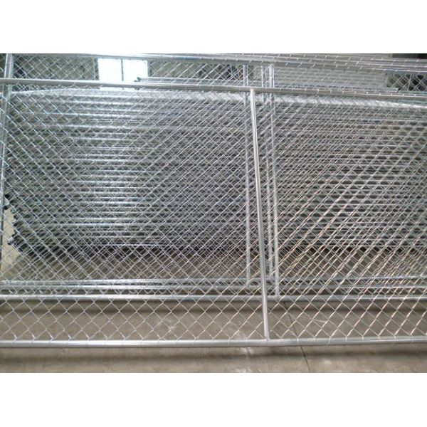 Hot Dipped Galvanized Chain Link Temporary Construction Fence Panel 14ft 50×50mm