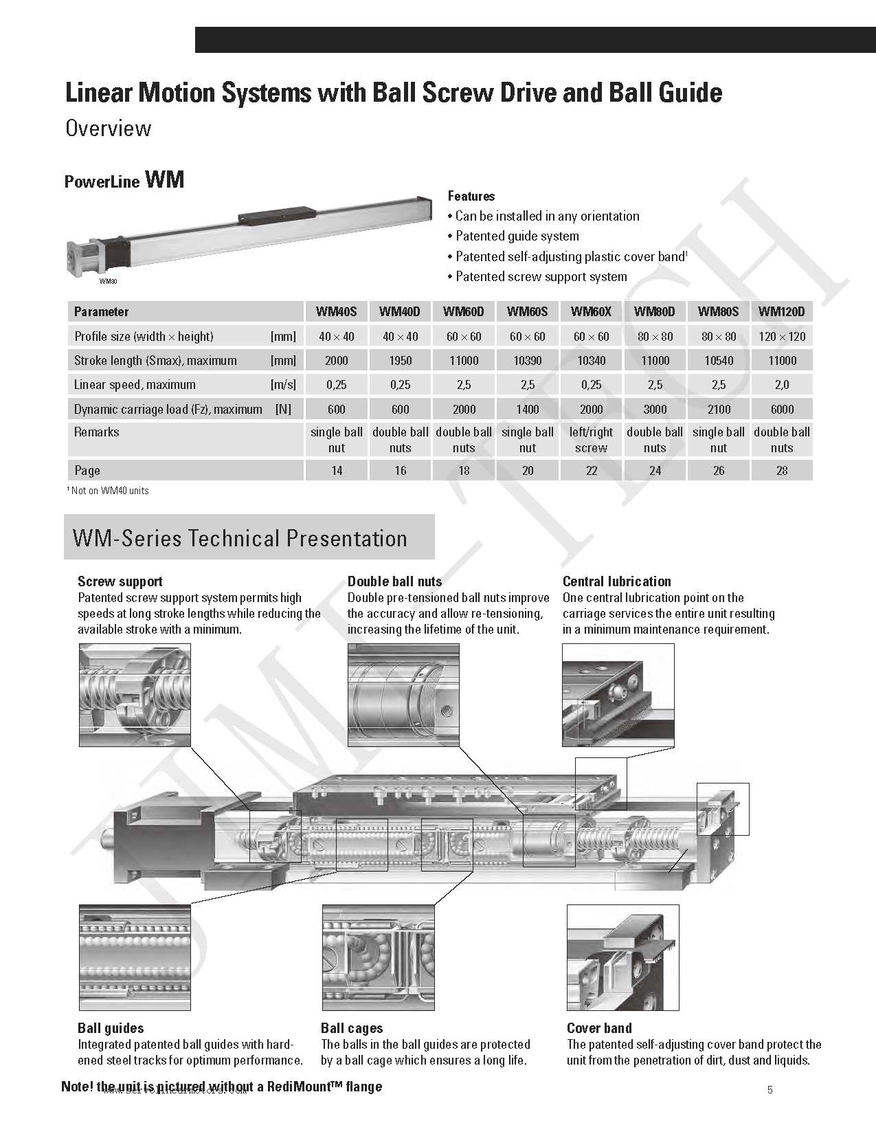 2000mm Stroke CNC Linear Motion 1000N High Precision Linear Motor