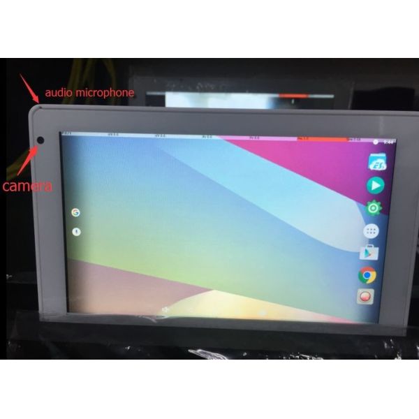 SIBO 7" Wall Mounting Android Industrial Panel PC with LED light bar, POE RJ45 port, NFC reader