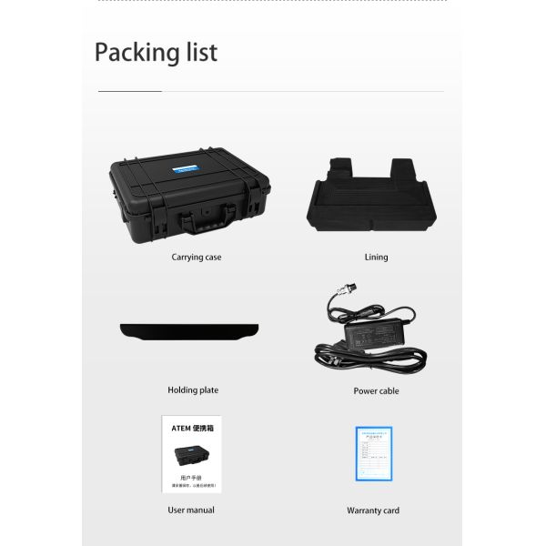 ATEM SDI Series Switchers Protective Carrying Case with Built-in 15.6 Inch Monitor