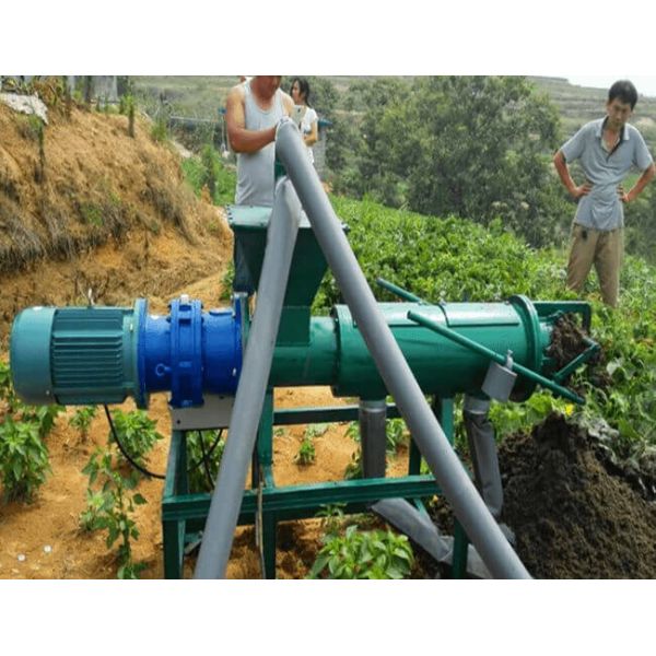 5.5kw Farm Animal Manure Dewatering Machine With Screw Press