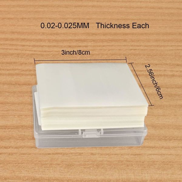 Candy And Chocolate Making Edible Rice Paper Glutinous Rice Paper, 2.36x3.15 Inches (6x8 Cm)