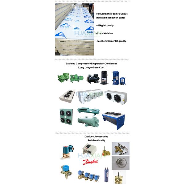 0 Celcius Walk in Freezer Chiller/Cool/Cold Storage Room Warehouse for Fresh Onion/Potato/Fruit/Vegetab