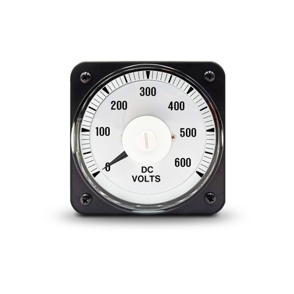 DC Voltmeter 0-600V | Iron Zinc-Plated Analog Panel Voltmeter for Marine & Oilfield Applications