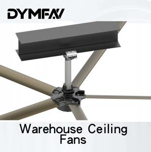 Quality 120 RPM 24 Foot Industrial Ceiling Fan Cooling HVLS Large Commercial Ceiling Fans for sale