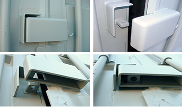 High Security Bolted Lockbox Dry Cargo Container Door Locking Lock Box for 20' Shipping Container BV GL ABS CCS Approved