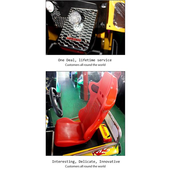 3DOF Racing Car Aracade Machine 42 Inch Screen For Game Center