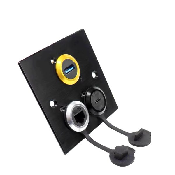 IP67 Waterproof Panel Mount Connector USB Type A B Male Female PCB Panel Mount for Wire