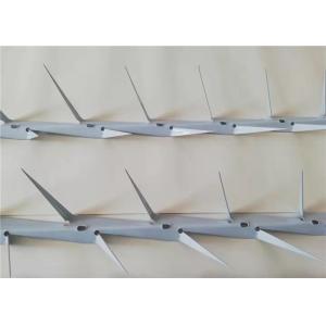 White Color Wall Security Spikes Small Size 6cm Sharp Metal Razor Spikes