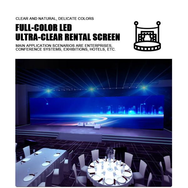 Outdoor Indoor Rental LED Display Screen LED Wall Stage Backdrop Screen