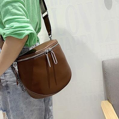 For Women Genuine Leather Shoulder With Zipper Closure For Shopping