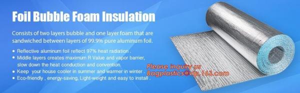 Double side Aluminium foil backed fiberglass fabric attic radiant barrier cloth,aluminium foil woven cloth, bulding mate