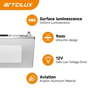Recessed In Accent Cabinet Spot Light For Surface Mount Installation