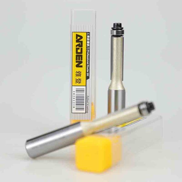 Arden Customizable Double-Edge Woodworking Milling Cutter Lengthened Straight Groove Trimming with Bearing OEM Support