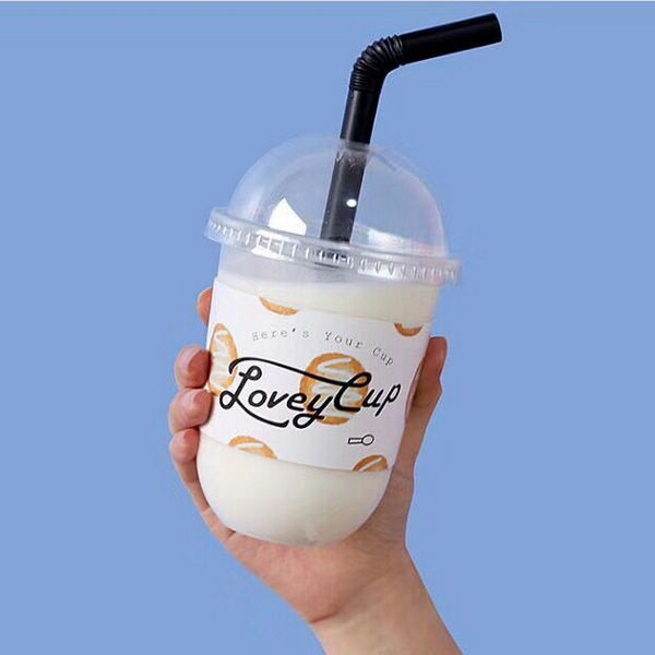 90mm Biodegradable And Compostable Tableware Pet Dome Lids For Plastic Cups