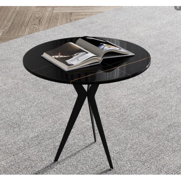 Acid Resistant Round Rock Coffee Table Modern Rock Top Coffee Table