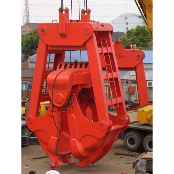 NM400 Mechanical Grab Bucket 2 Peel Dredging Clamshell Material bulk cargo