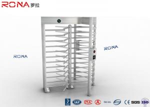 Quality Rainproof Full Height Turnstile Safety Gate Barrier Stainless Steel Access Control for sale