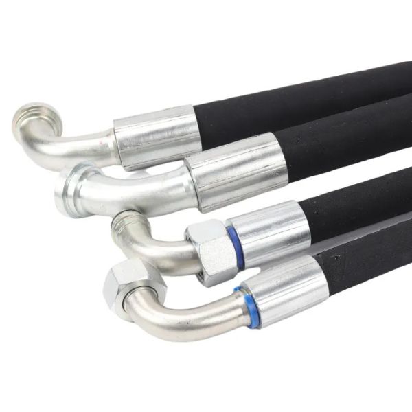 Suction Hydraulic Oil Hose Customized With Synthetic Rubber Material