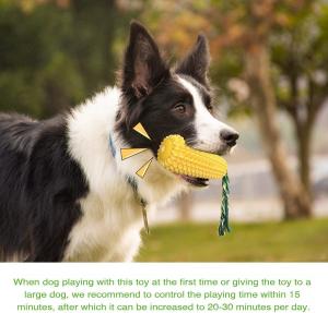 Quality Dog Chew Toys for Aggressive Chewers, Indestructible Tough Squeaky Interactive Dog Toys, Puppy Teeth Chew Corn for sale