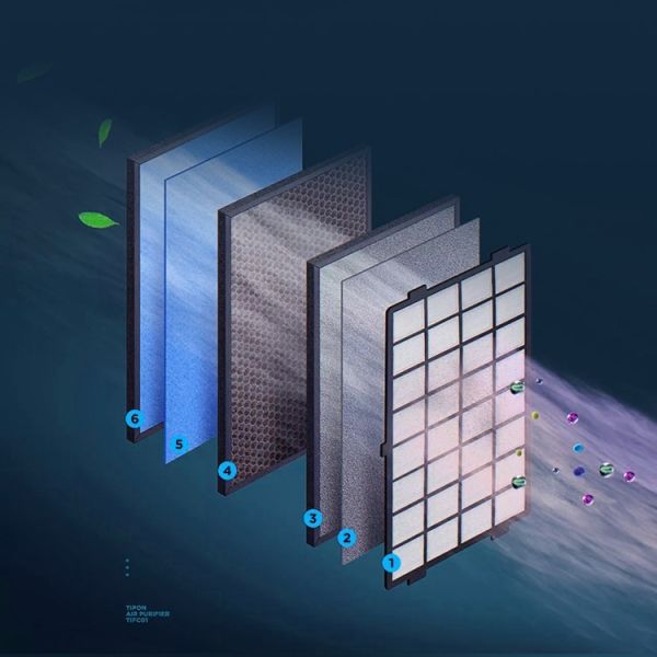 Homefish H12 H13 Hepa Filter Humidifying Air Purifier 330M3/H