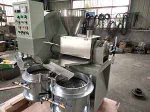 China Black Sesame Seeds Press Machine 4kw Cold Press Extraction on sale