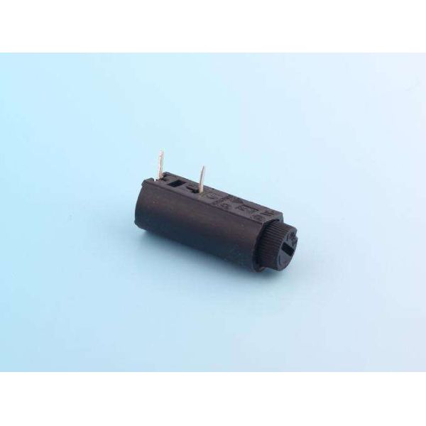 Shocksafe Cylindrical Vertical 5x20mm PCB Fuse Holder PTF-45 10 Amps 250 Volt With Screw Cap 10 mm Pin Spacing