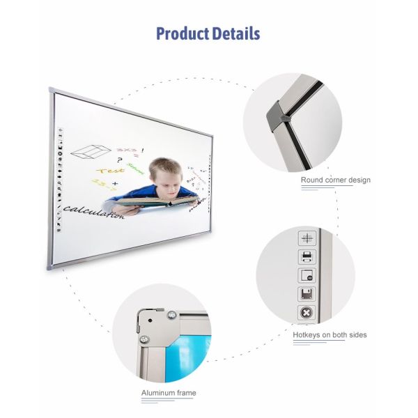 OEM Electronic Digital Smart Interactive Whiteboard 96Inch