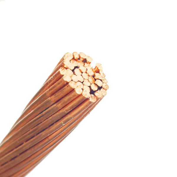 70mm2 High Voltage Overhead Bare Copper Conductor Wire Cable for Power Transmission