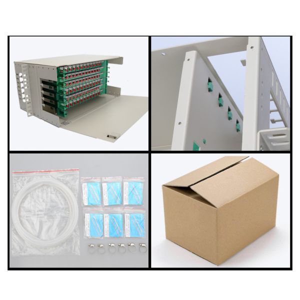 Fully Equipped Odf Optical Distribution Frame FCSCLCST 12 Core