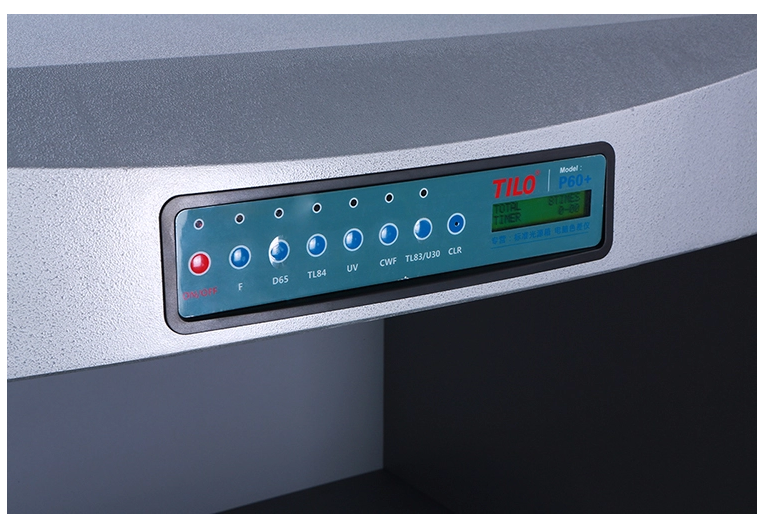 Color Controller Laboratory Light Box Tilo P60 Plus 6 Light Cabinet For Textile Led Light Booth