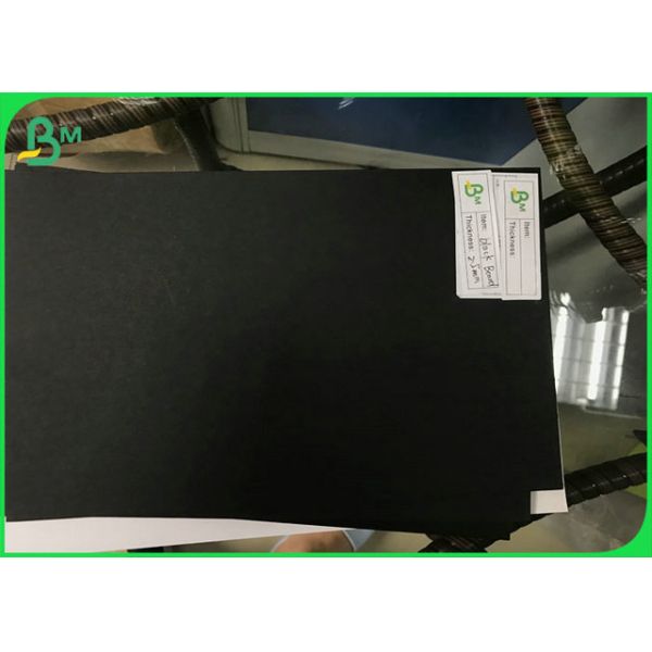 1.0mm 1.5mm 1.7mm 2.0mm 2.5mm 3mm Black Cardstock Paper Board For Small Cardboard Box