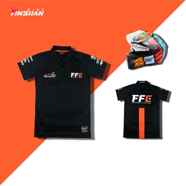 Visible Logo and Breathable Polyester in Custom Men's Polo Shirts for Sports Team Uniform