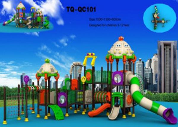 Buy Automobile Style Large Scale Kids Outdoor Playground Equipment Long Using Life at wholesale prices