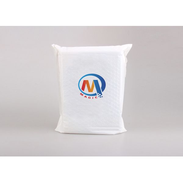 Customized Sizes Poly Bubble Mailers With Botton Gusset For Mailing / Packaging
