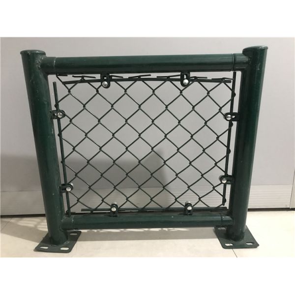 Decorative 50x50mm Galvanized Chain Link Fence 8 Gauge