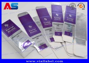 Quality CMYK Printing Injectable Peptide 10ml Vial Boxes And Labels 10ml bottle roll labels for sale