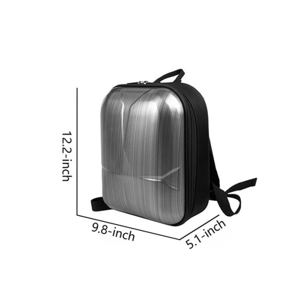Glossy PU Backpack Carrying EVA Transmitter Case Body and Remote Controller
