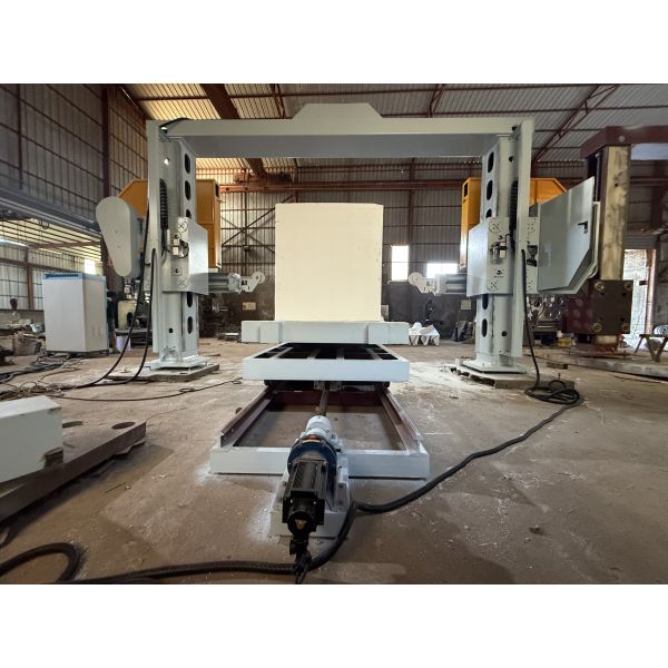 CNC Stone Profiling Wire Saw Cutting Machine with Rotary Table