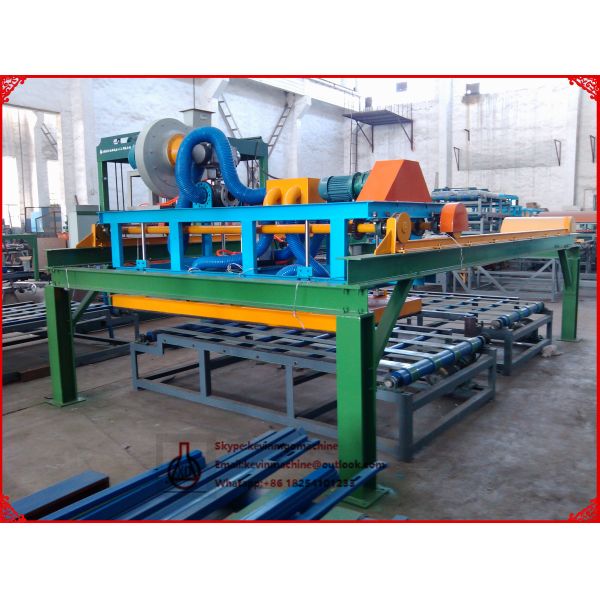 32KW Total Power Sandwich Panel Machine , PLC Control System Sandwich Production Line