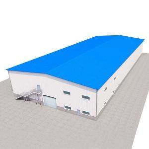 China Warehouse Prefabricated Steel Sheds Q355B Commercial Steel Metal Buildings on sale