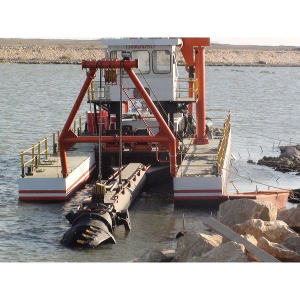 500 cbm/h Solid Sand or Mud Dredging Cutter Suction Dredging Boat for Dock Dredging and Mud Removal