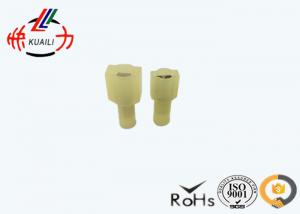 Quality Spade Electrical Male and female Full Insulated Wire Connectors Terminal Nylon Yellow for sale