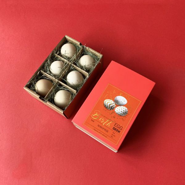 Custom Corrugated Cardboard Egg Cartons Trays Brown With Divider