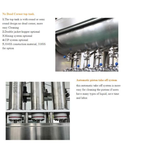 Automatic Oil Piston Liquid Solid Shampoo Bottle Filling Machine