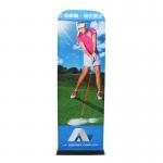 Tradeshow Tension Fabric Banner Stands Customized Size Aluminium Material