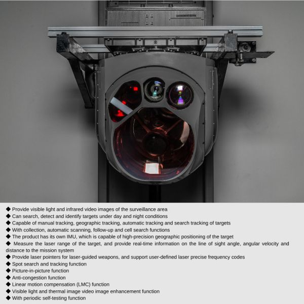 HXTS80 EO/IR 20KM Recognition Distance Infrared Thermal Drone Pod UAV Camera Gimbal PTZ HXTS80